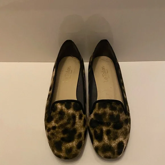 Leopard Print pony hair loafers with - Picture 10 of 11
